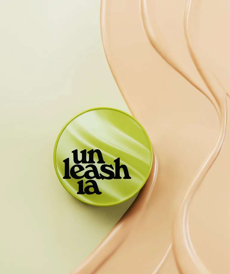 Unleashia Satin Wear Healthy-Green Cushion, 23W Bisque, 0.52 Oz 15G